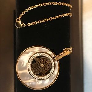 Hamsa Hand Necklace and earrings set